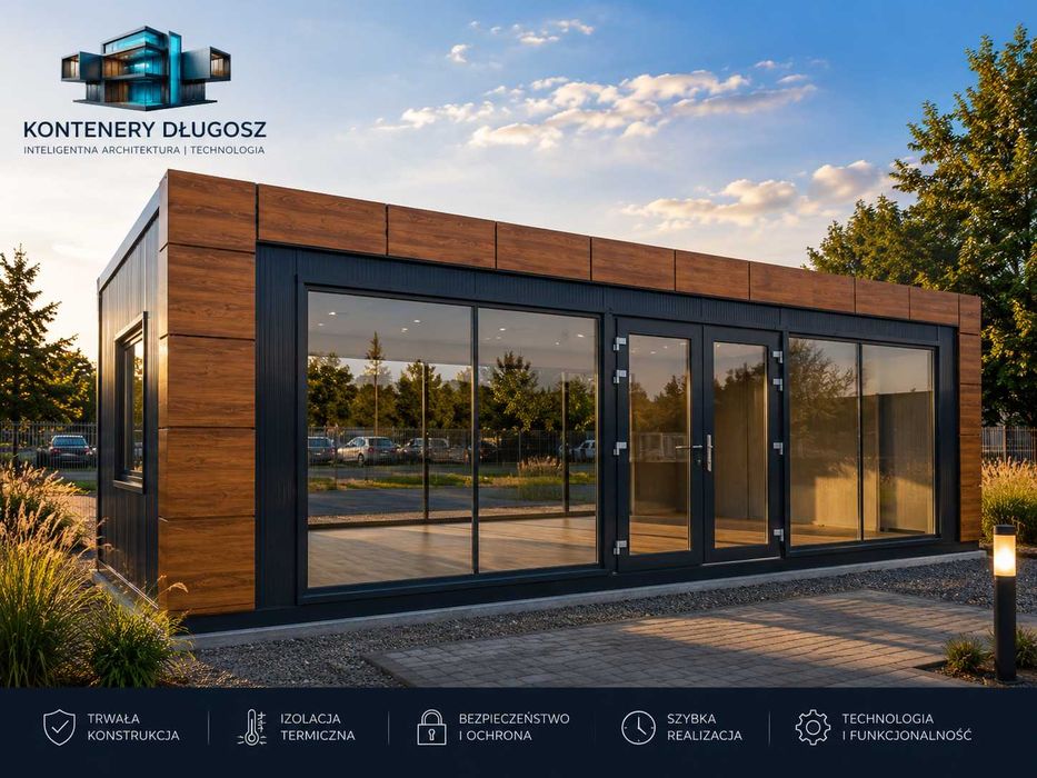 Kontener mieszkalny PREMIUM 6x3 m całoroczny