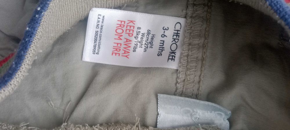 Zestaw chłopięcy 3-6m-cy, t-schirt 2 sztuki,spodenki