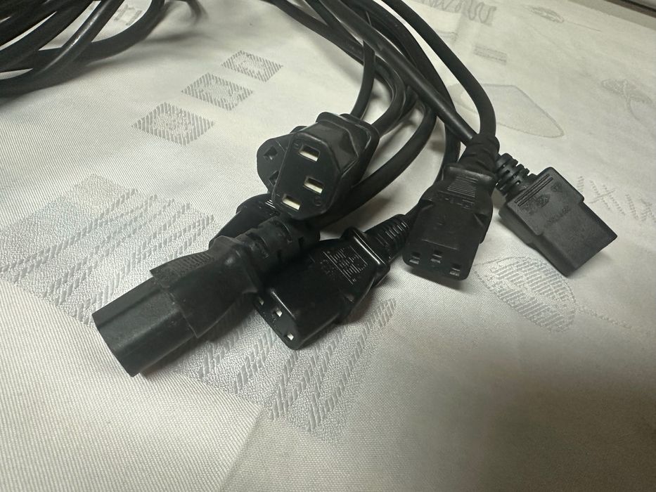 7 sztuk kabel zasilający drukarka komputer