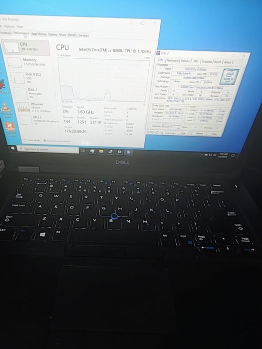 Laptop Dell Latitude 5490 8-gen i5-8350U 16GB RAM DDR4 256GB SSD Win11