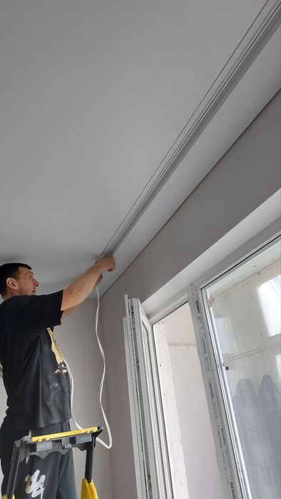 Натяжні стелі від перевірених виробників монтаж всіх видів профілю.