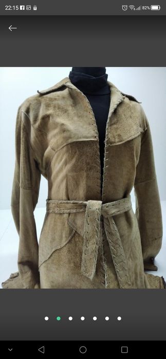 Кожаный жакет нубук Vent Couvert Франция