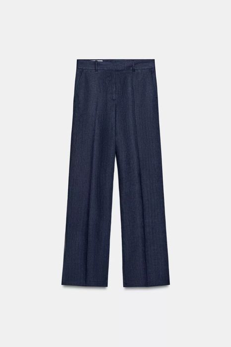 Штани із 100 % льону ZARA розмір М
