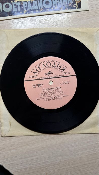 Міні вінілові платівки: Мартынов, Радионяня, Дин Рид, Мулерман