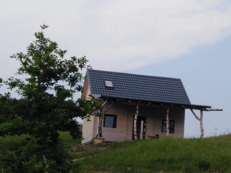 Duży Brzozowy Domek z jacuzzi na wyłączność, balia, Kaszuby, wakacje