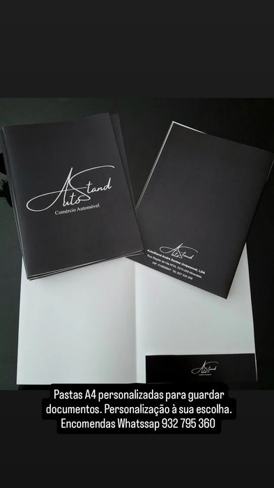 Pastas A4 personalizadas para guardar documentos