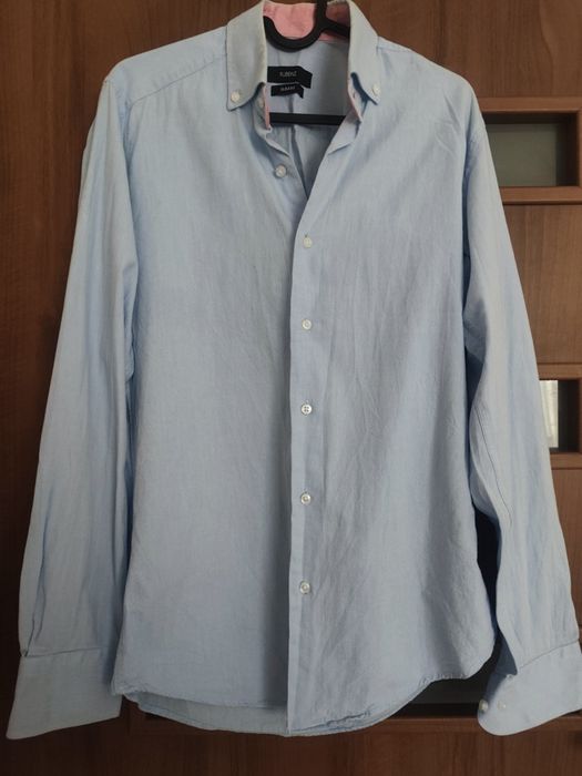 Niebieska błękitna koszula Kubenz m 38 blue shirt