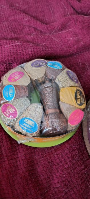 Maroko średni zestaw przypraw z mlynkiem