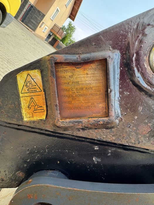Łyżka do koparki 90 szybkozlącze hydrauliczne