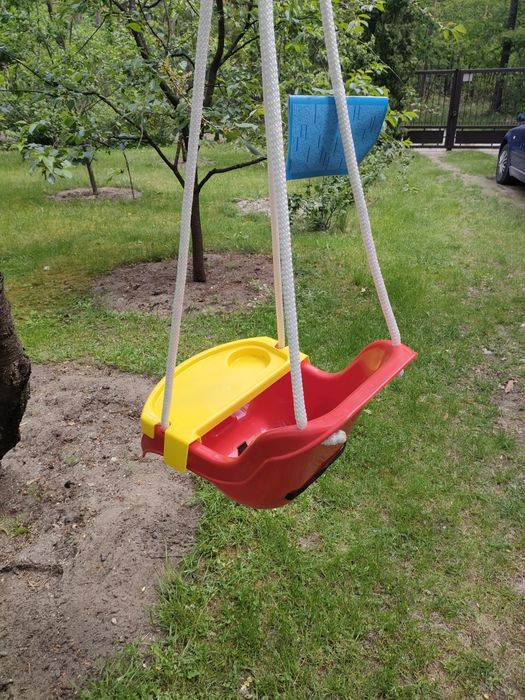 Huśtawka kubełkowa plastikowa