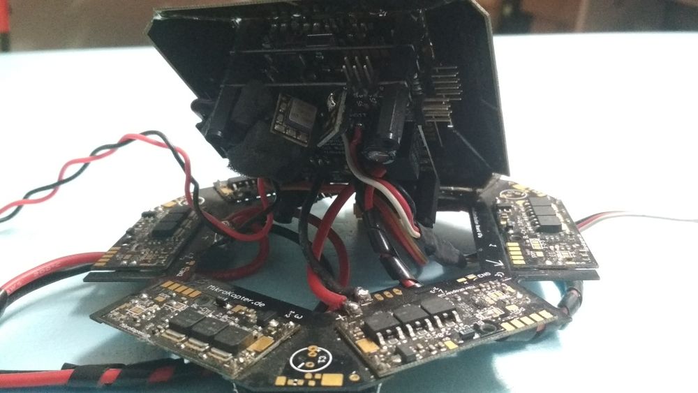 Mikrokopter controlo voo+ GPS + 6 variadores