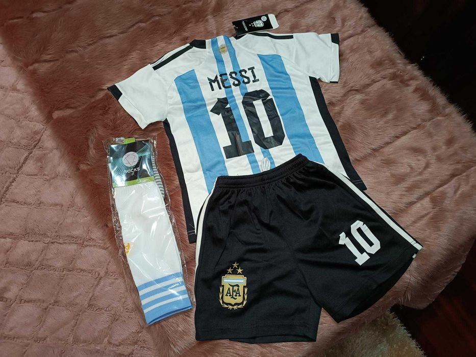 Camisola MESSI Equipamento Argentina | CRIANÇA | NOVO