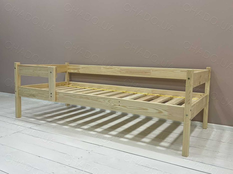 Дитяче ліжко з Матрацом з Матрацом 80x170 натуральне дерево, кровать