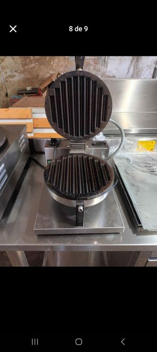 Maquina crepes e churritos industriais