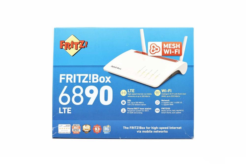 FRITZ!Box 6890 LTE — універсальний роутер з LTE-модемом, DSL/WAN,Wi-Fi