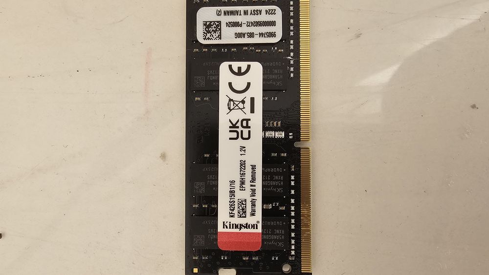 ОЗУ Kingston 32 gb ( 2x16) для ноутбука
