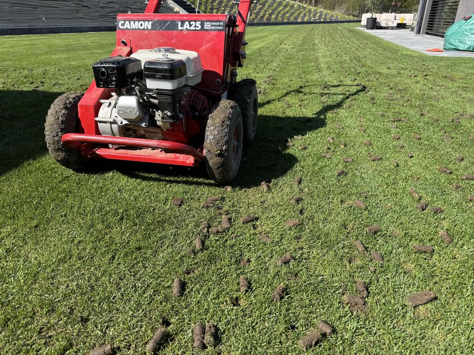 Aerator spalinowy_weibang_billy goat_camon_wertykulator spalinowy_usluga pielęgnacji trawnika