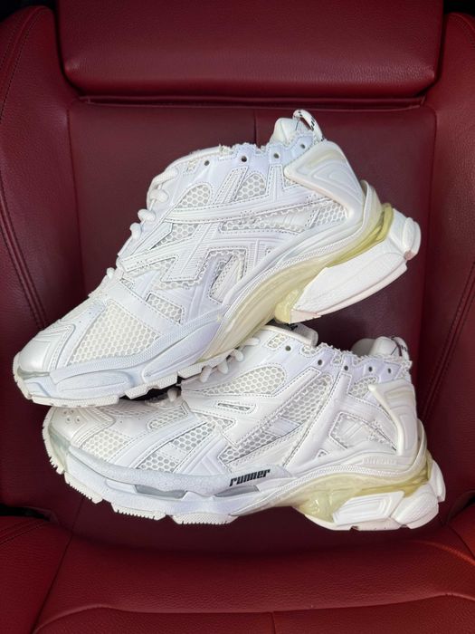 (БЕЗ ПЕРЕДОПЛАТИ) Balenciaga Runner White баленсіага раннер білі