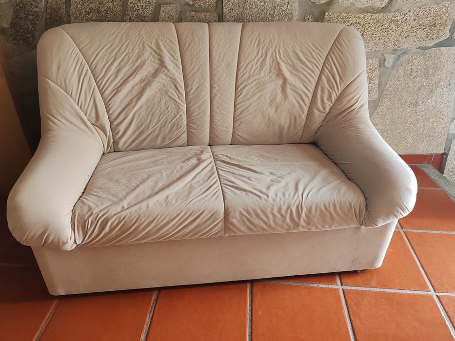 Vendo sofá em bege