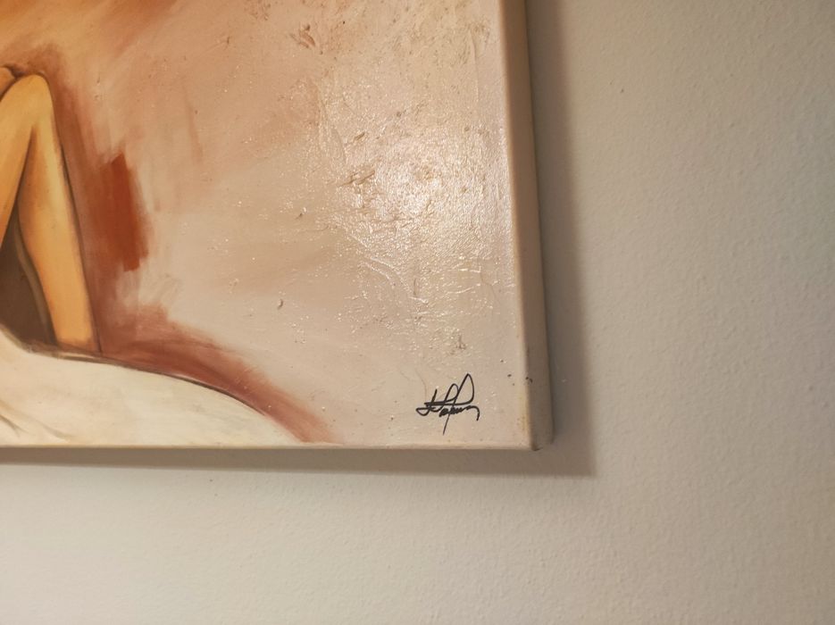 Tela pintada a óleo