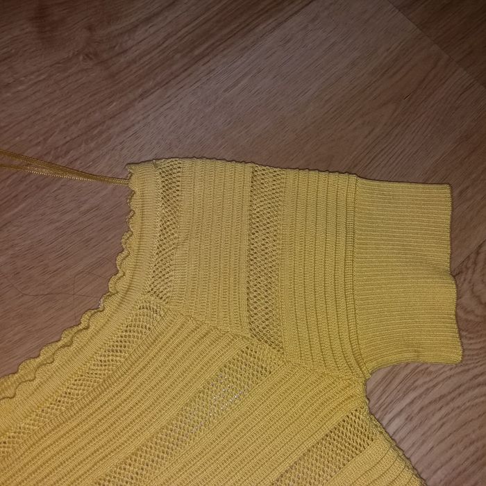 Bluzka nev look 40*kurkuma *hit*sweterek*crop top