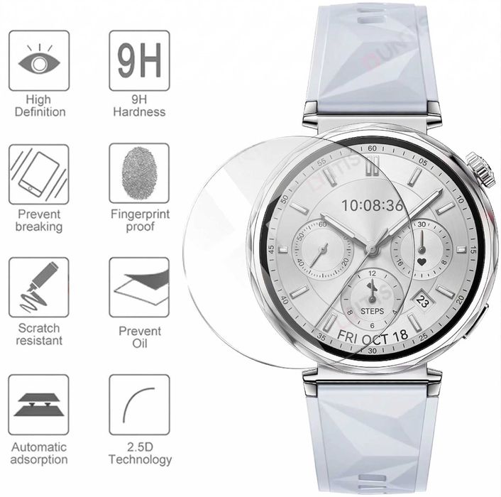 Smartwach HUWAEI GT 5 PRO 46mm szkło hartowane 9H 3 sztuki