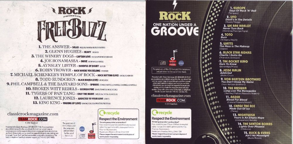 CD's Classic Rock magazine