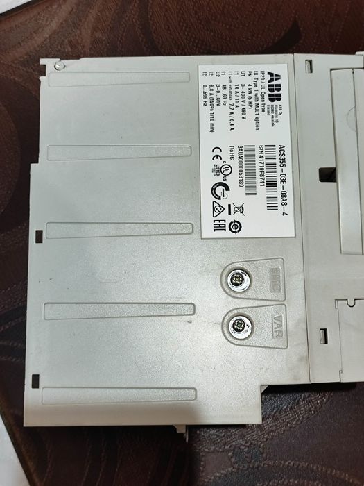 Частотний перетворювач ABB 4кВт.  Частотник ABB