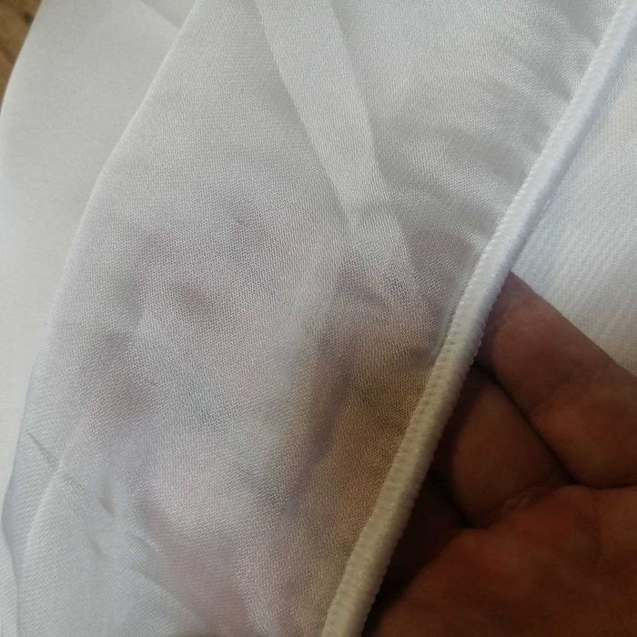 Тюль на основі бамбуку | люкс якість | висота до 3,1м | білий молочний