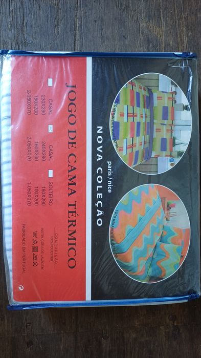 Jogo de cama térmico NOVO