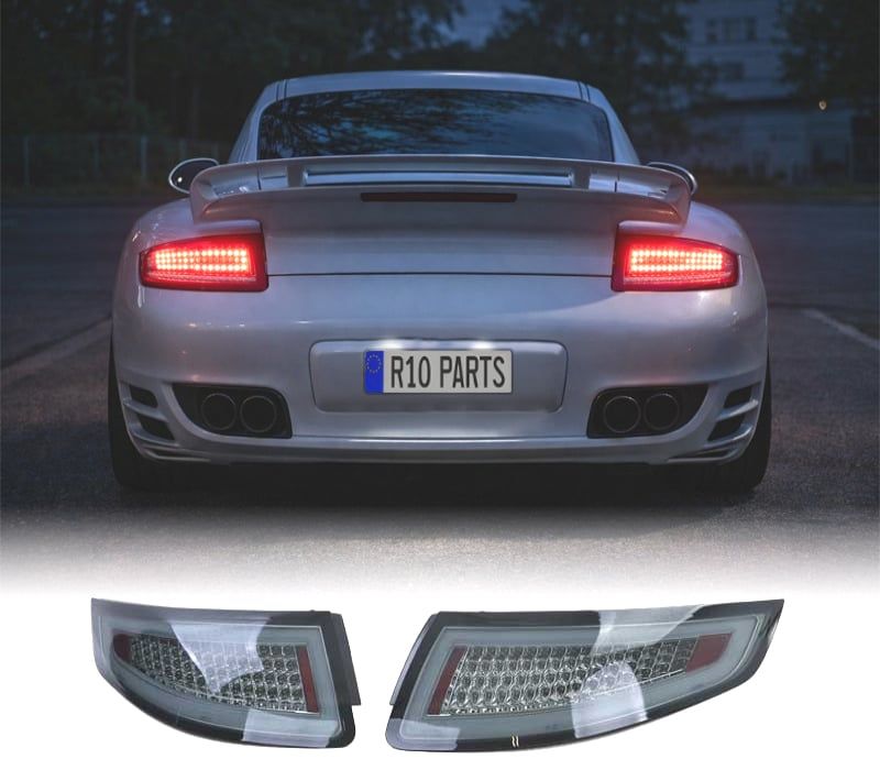 FAROLINS TRASEIROS LED PORSCHE 911 997 04-08 ESCURECIDOS