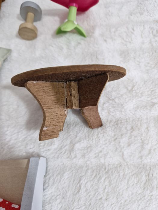 Lote peças miniatura mobilias