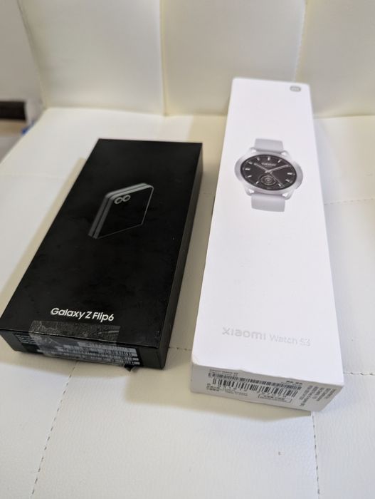 Samsung Galaxy Z Flip6 + Xiaomi watch s3 Smartwatch