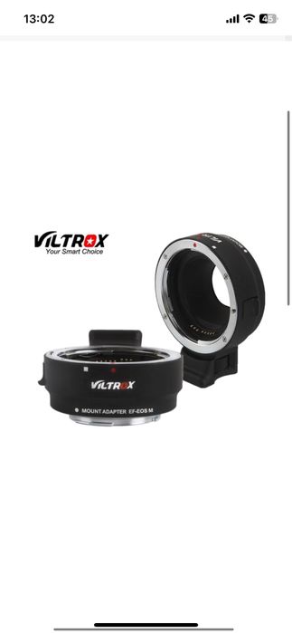 Viltrox EF-EOS M для Canon EF, EF-S