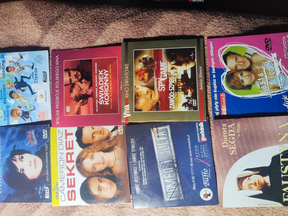 Zestaw 75 płyt DVD/CD filmy