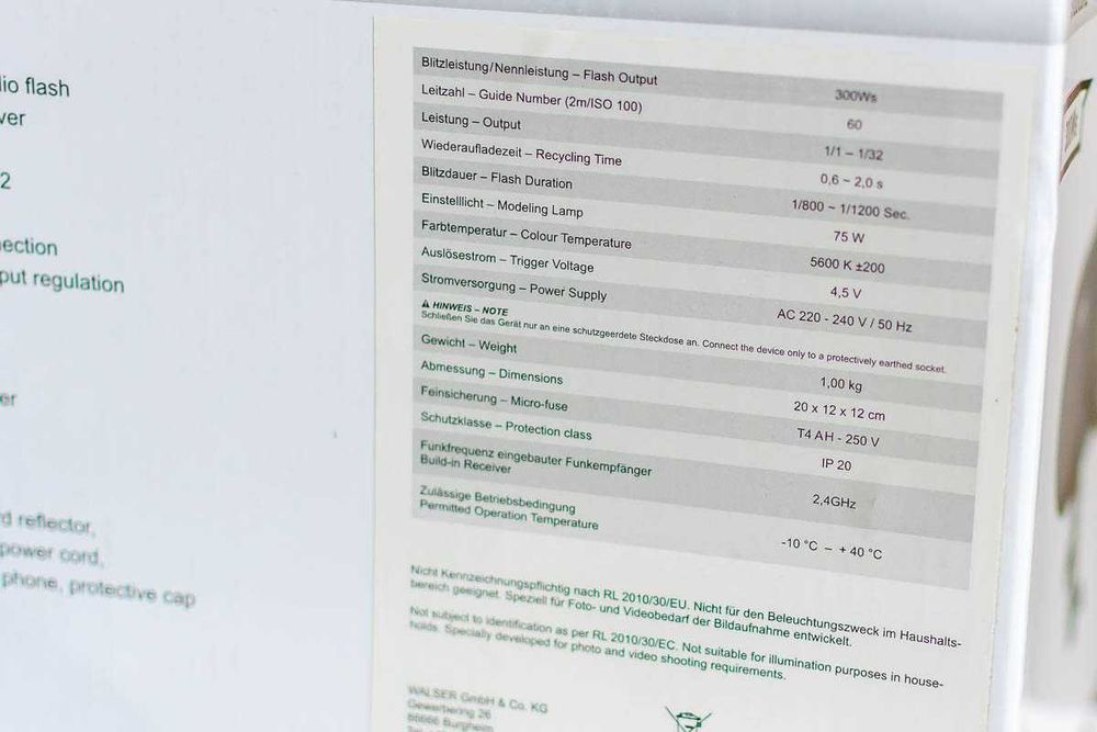 Flash Walimex Pro 300, como NOVO!
