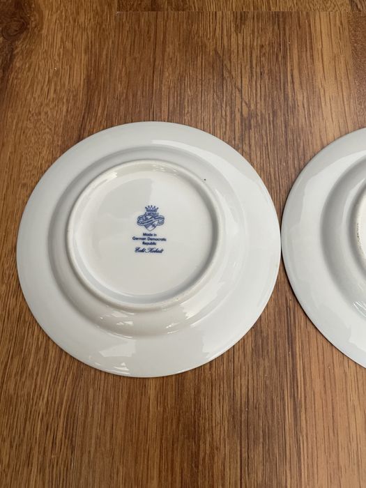 Talerz porcelanowy Jlmenau Graf von Henneberg  „niebieska cebula