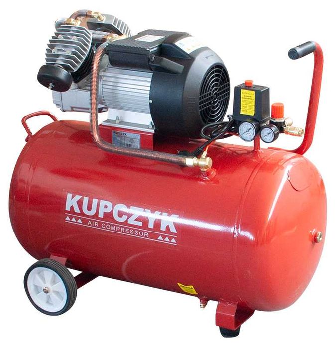Kompresor wąż pistolet do malowania  ZVAT - 100 L  450 l/min Kupczyk
