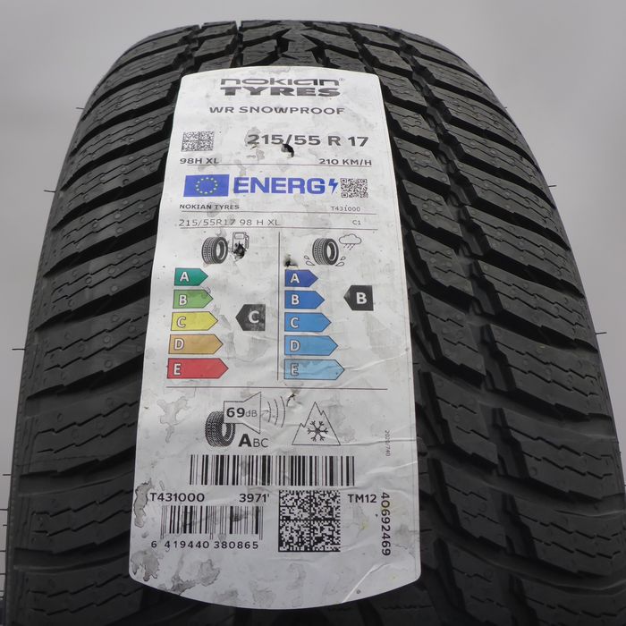Opona 215/55/17 Nokian 215/55R17 98H Snowproof Zimowa 2021 Nieużywana