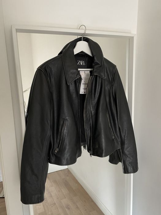 Casaco unisexo em pele novo da Zara tamanho M