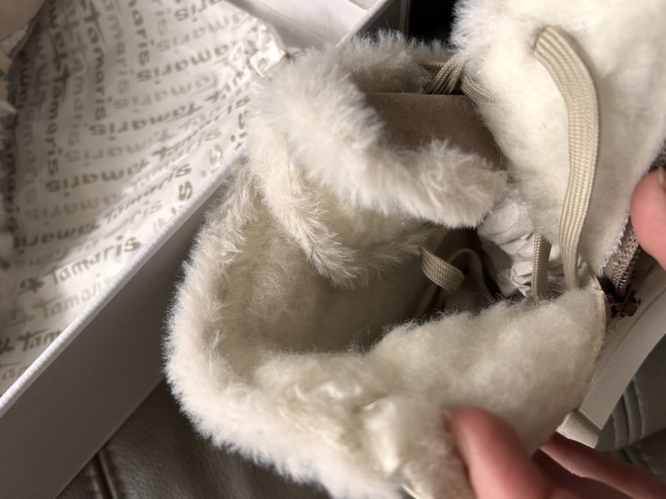 Женские зимние ботинки, сапоги, Tamaris,Ecco,Geox , 38(24.5)