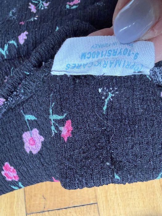 Komplet spodniczka bluzka w kwiatki Primark 140