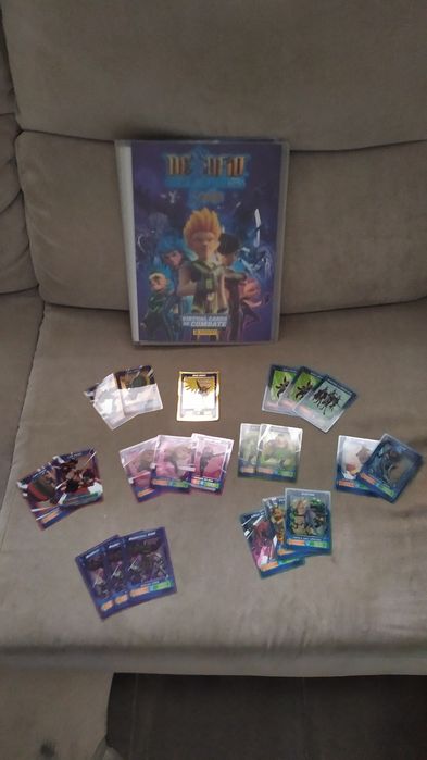 Caderneta com Cartas coleção DESAFIO CHAMPIONS da panini