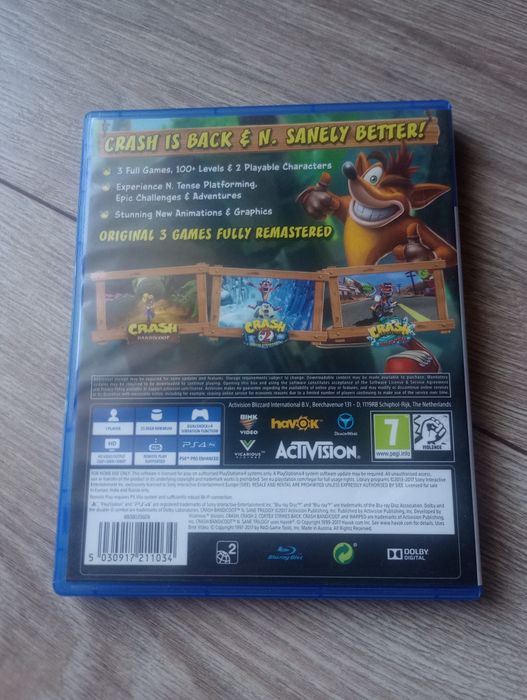 Crash Bandicoot N Sane Trilogy PS4
