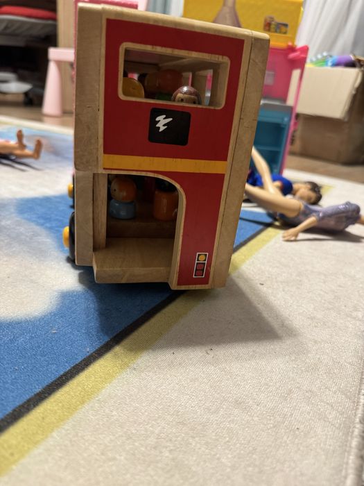 Деревяний великий шкільний автобус вінтажний london bus