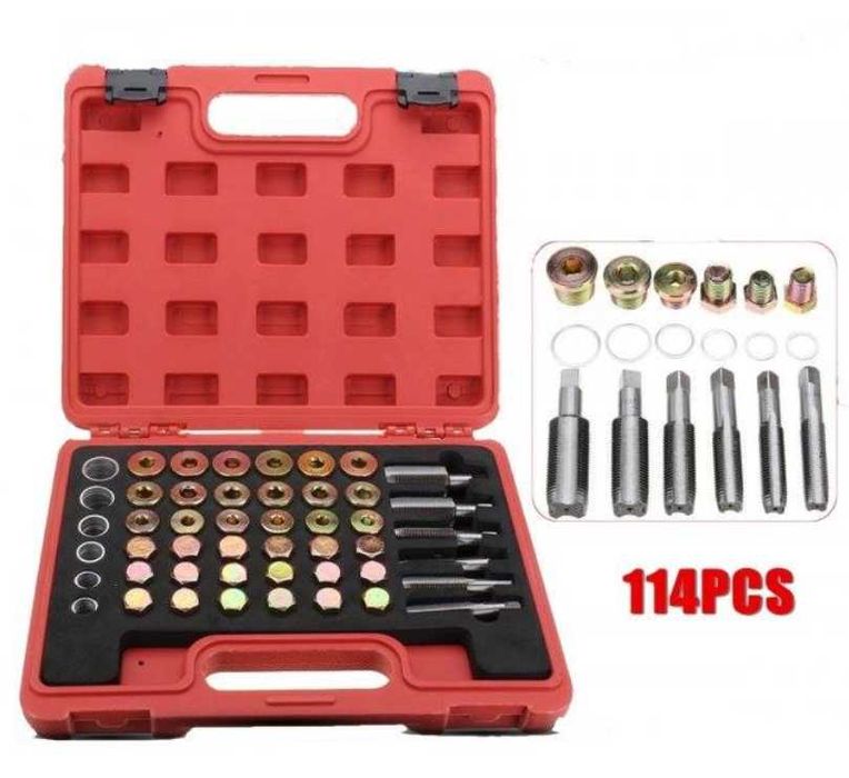 Conjunto Reparador de Roscas de Cárter e Caixas de Velocidades 114