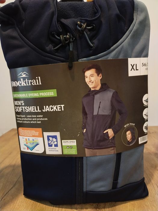 Kurtka, bluza męska softshell XL 56/58 granat