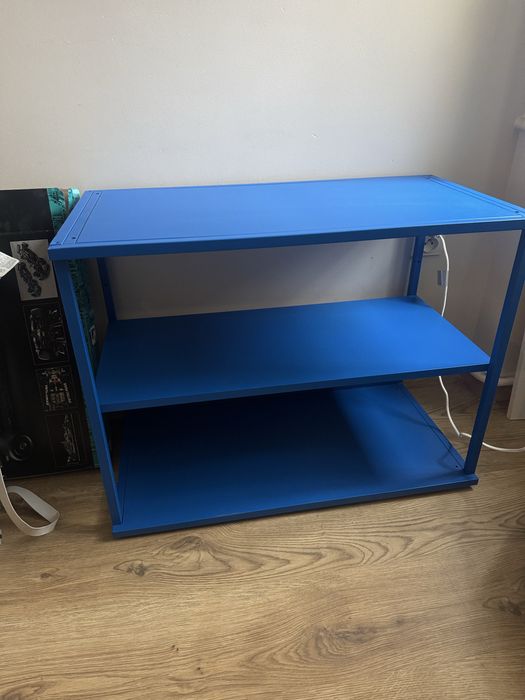 Polka regal stajacy ikea niebieski bauhaus