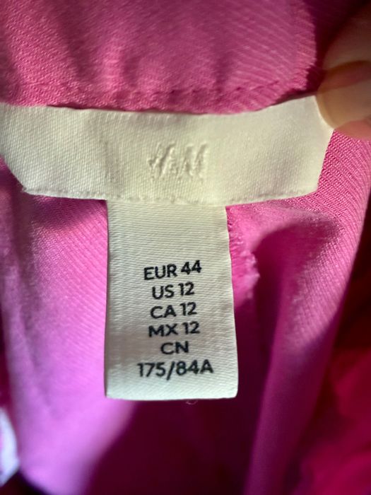 Spodnie damskie chinosy różowe H&M  44