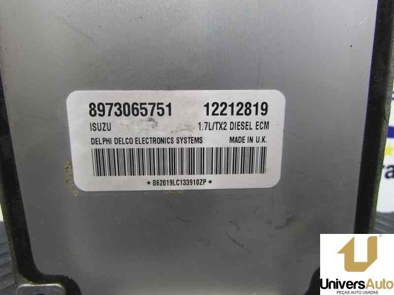 CENTRALINA MOTOR UCE OPEL ASTRA G SEDAN 2002 -8973065751